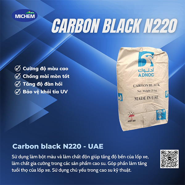 Carbon Black N220 (UV Grade) - Hoá Chất Michem - Công Ty CP Michem Việt Nam